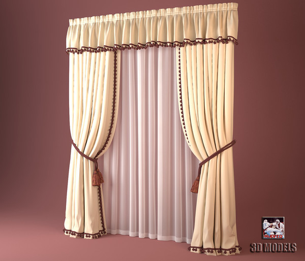 3d classic curtain - Classic curtain by kupfer